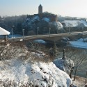 Blick auf die Giebichensteinbrücke