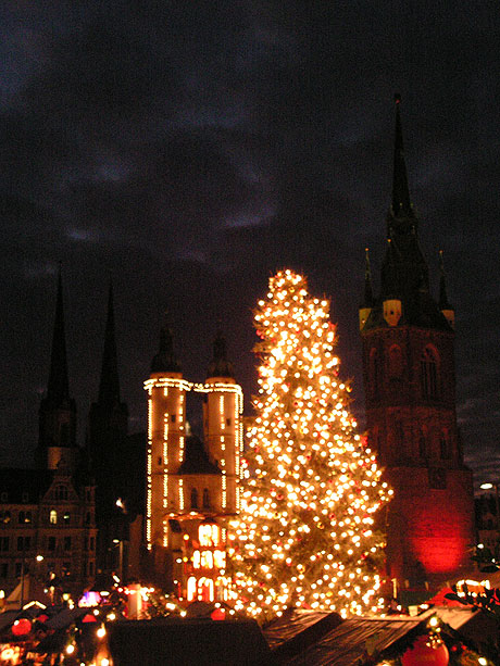 Weihnachtsmarkt in Halle